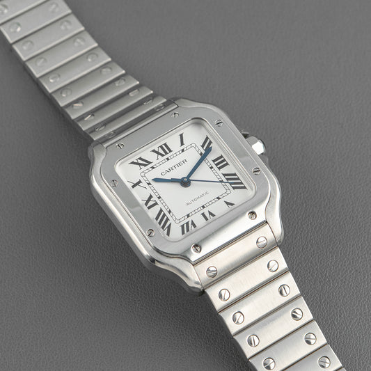 Cartier Santos Medium Automatic Silver Dial 35mm