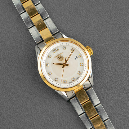TAG Heuer Carrera Quartz Diamond Silver Dial 32mm