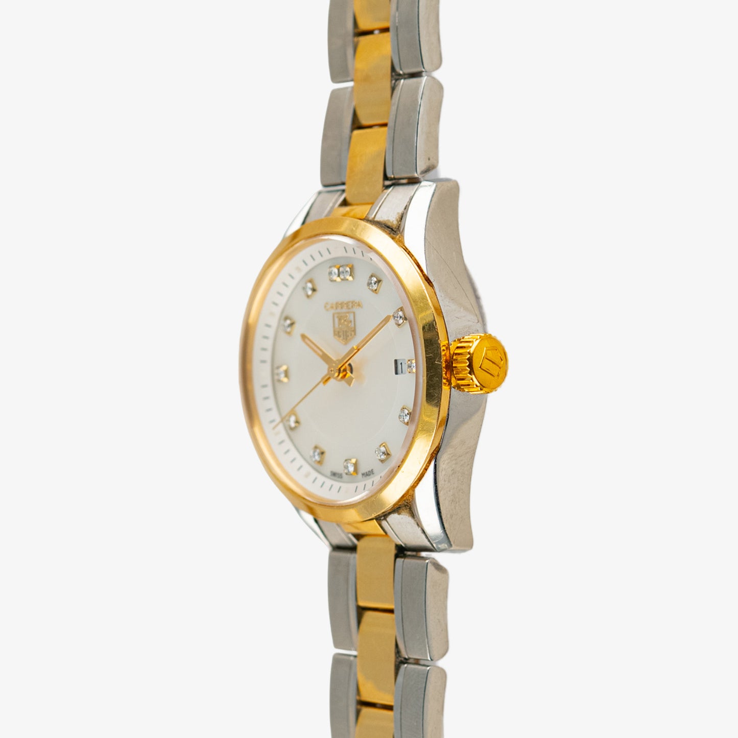 TAG Heuer Carrera Quartz Diamond Silver Dial 32mm