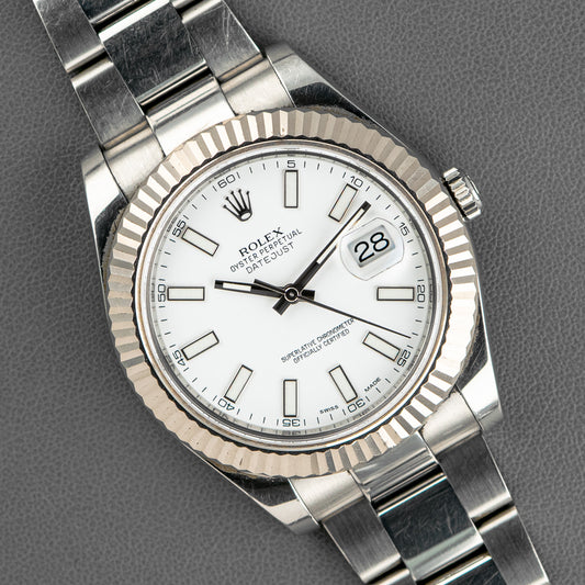 Rolex Datejust II 116334 Automatic White Dial 41mm