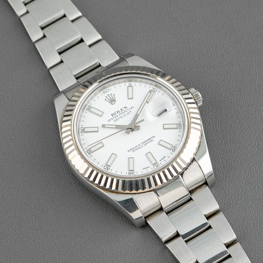Rolex Datejust II 116334 Automatic White Dial 41mm