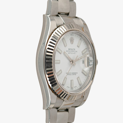 Rolex Datejust II 116334 Automatic White Dial 41mm