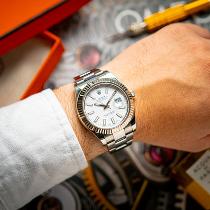 Rolex Datejust II 116334 Automatic White Dial 41mm