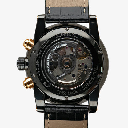 Montblanc TimeWalker Chronograph Black Leather 43mm