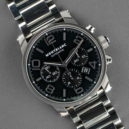 Montblanc TimeWalker Chronograph Steel Bracelet 43mm