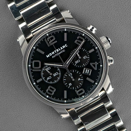 Montblanc TimeWalker Chronograph Steel Bracelet 43mm