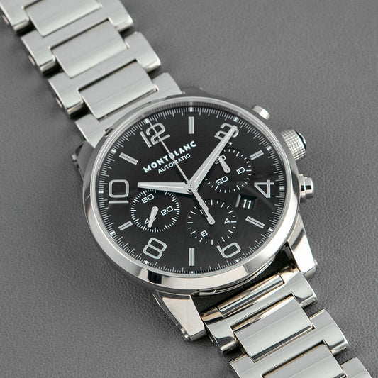 Montblanc TimeWalker Chronograph Steel Bracelet 43mm