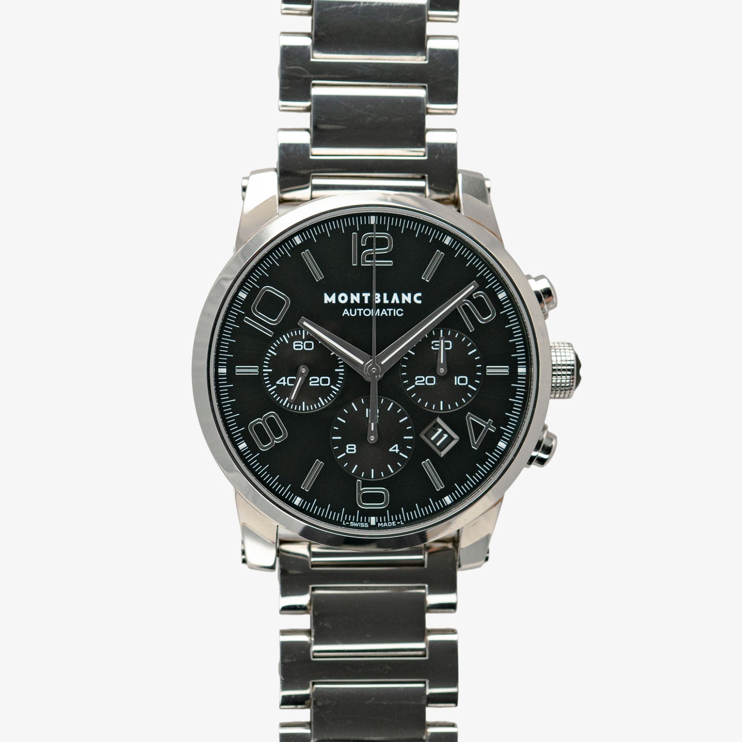 Montblanc TimeWalker Chronograph Steel Bracelet 43mm