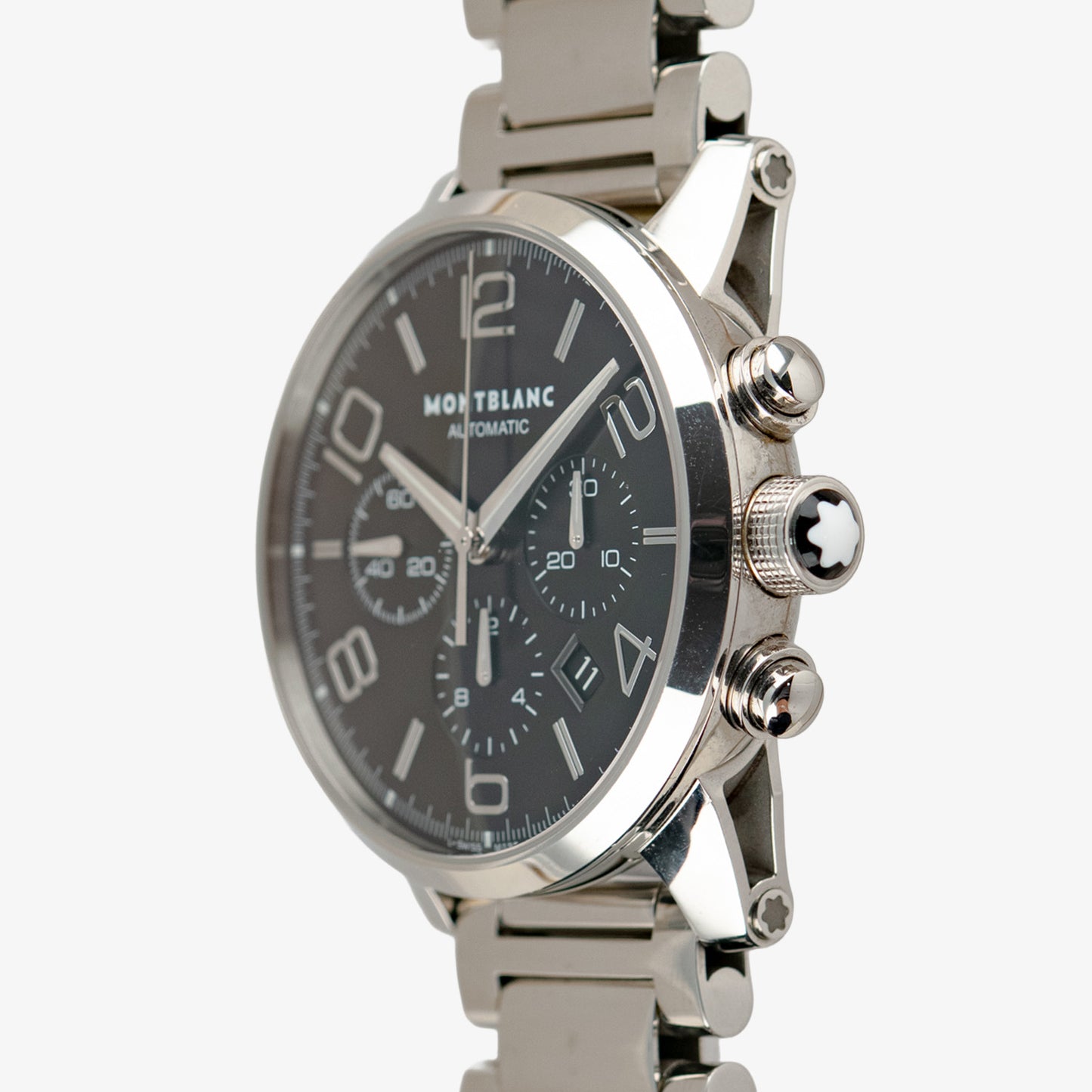 Montblanc TimeWalker Chronograph Steel Bracelet 43mm