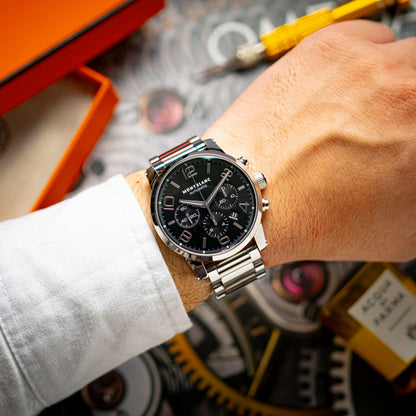Montblanc TimeWalker Chronograph Steel Bracelet 43mm