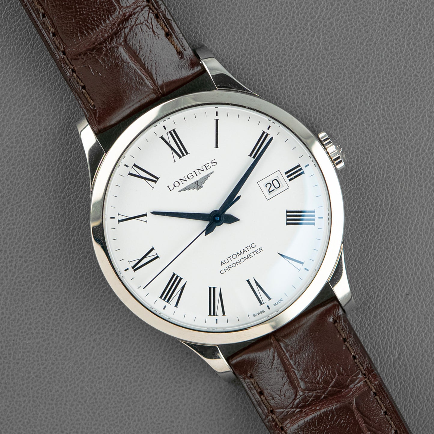 Longines Record Automatic Chronometer White 40mm