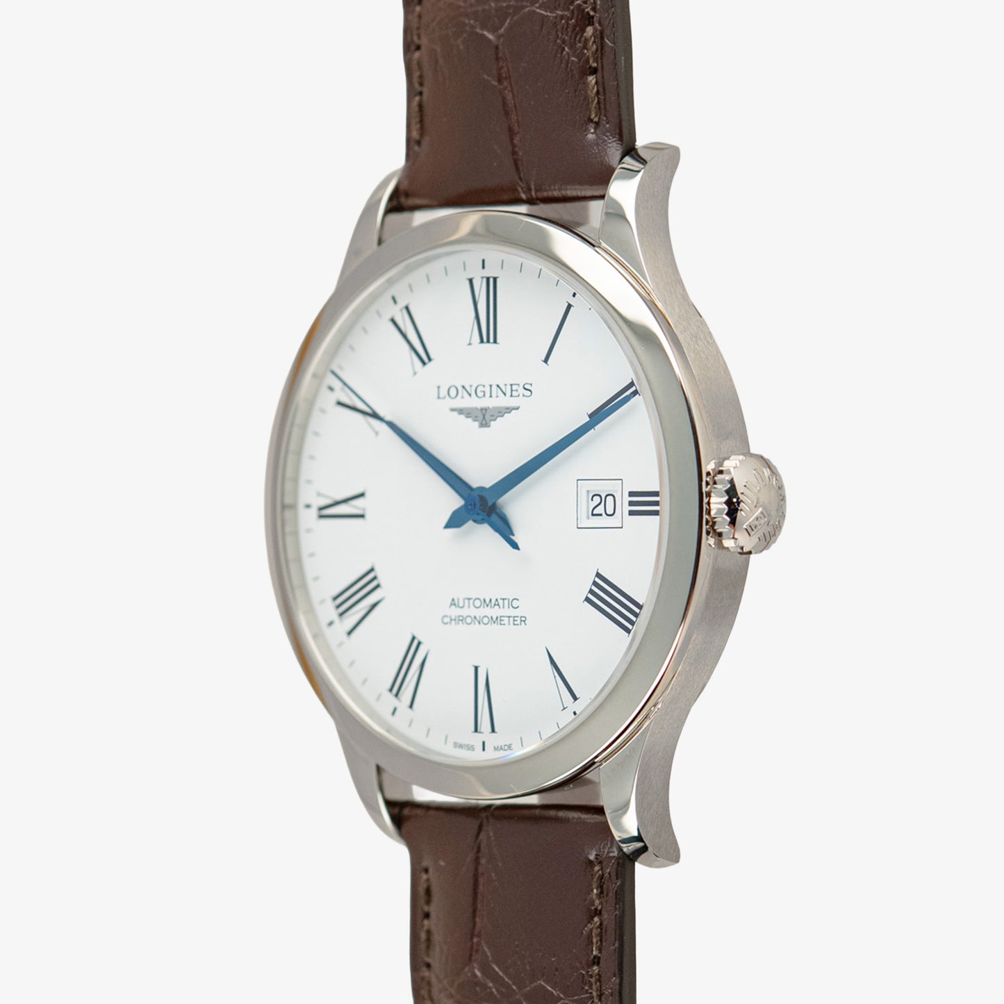 Longines Record Automatic Chronometer White 40mm