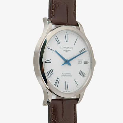 Longines Record Automatic Chronometer White 40mm