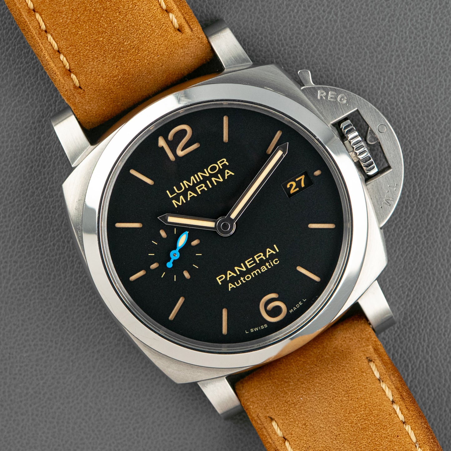 Panerai Luminor 1950 Automatic Date Black Dial 42mm