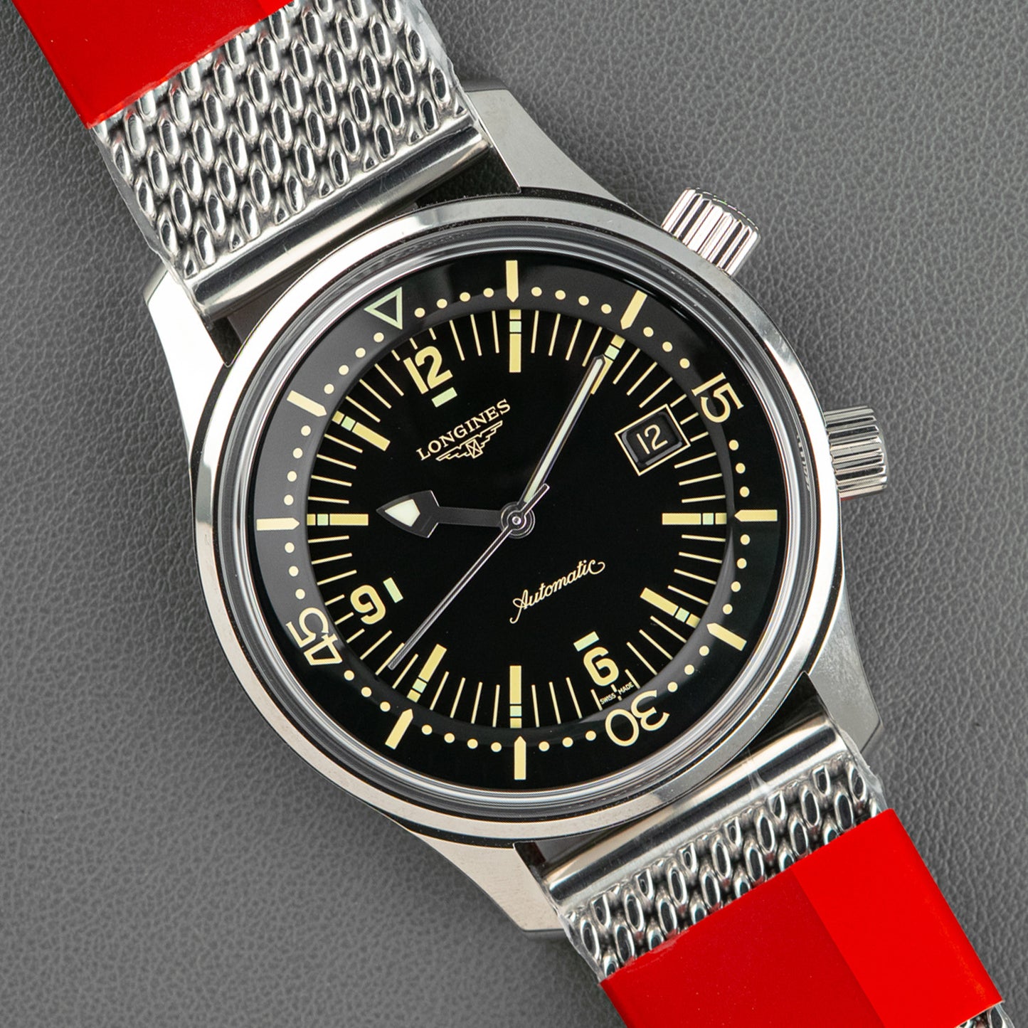 Longines Legend Diver Automatic Black Dial 42mm