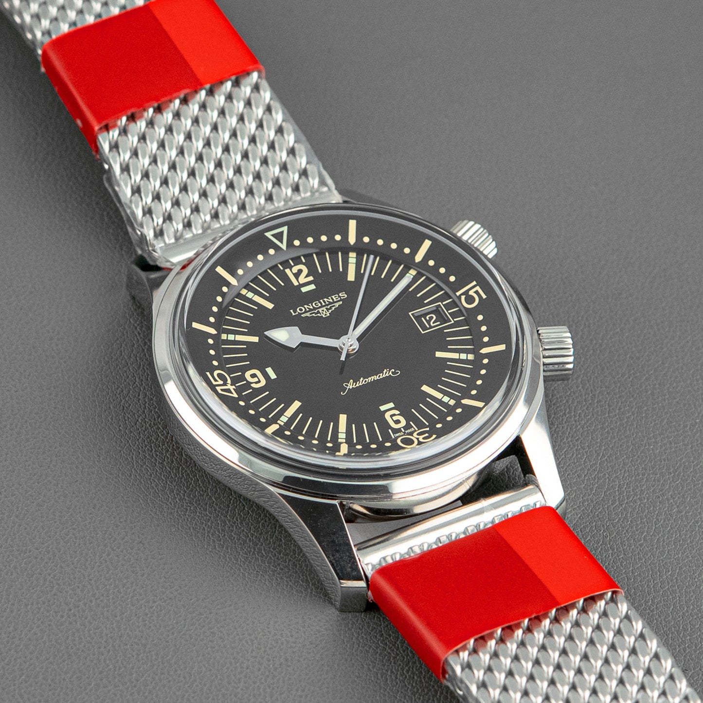 Longines Legend Diver Automatic Black Dial 42mm