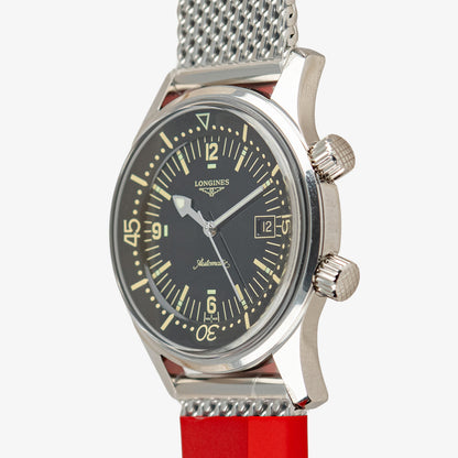 Longines Legend Diver Automatic Black Dial 42mm
