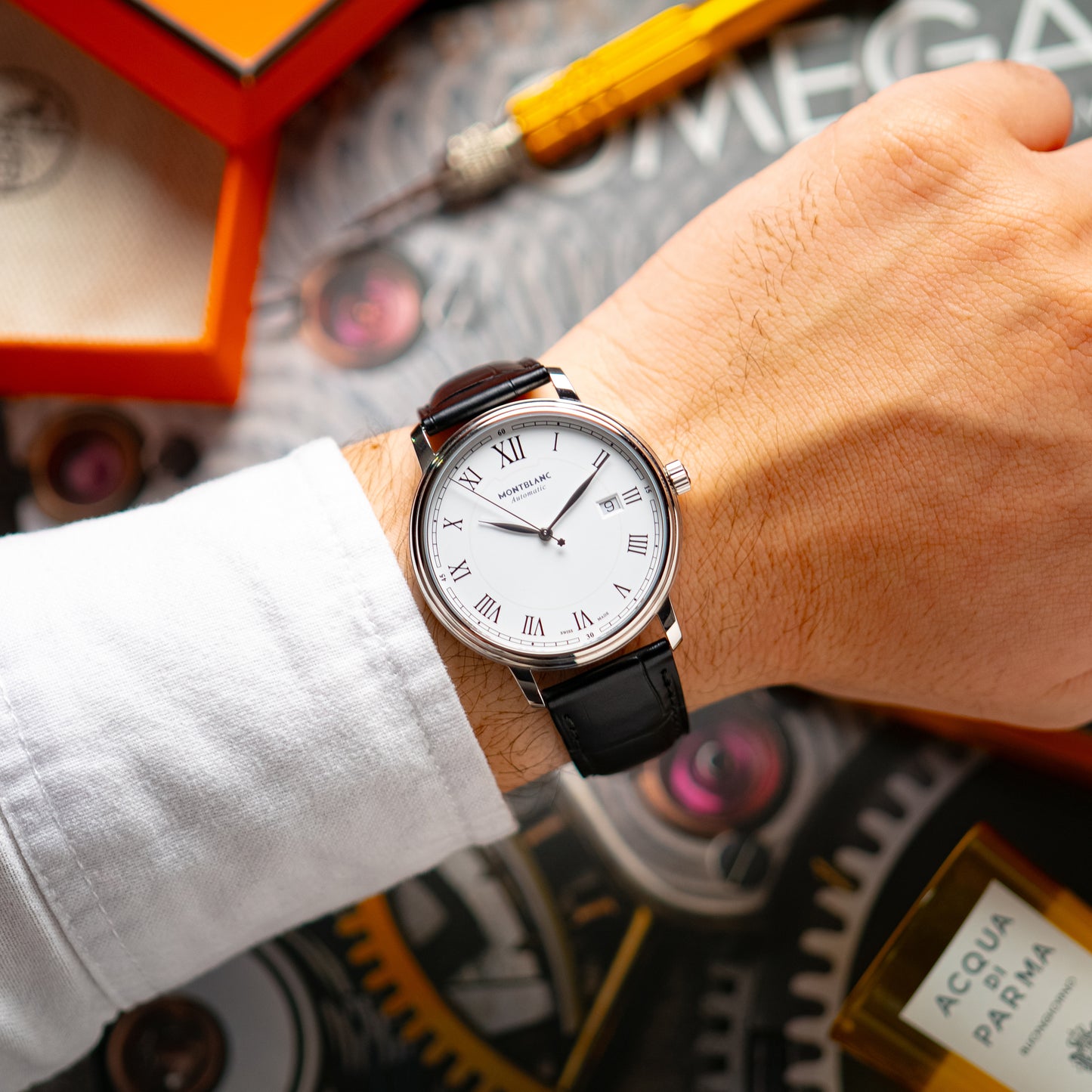 Montblanc Tradition Date Automatic Silver Dial 40mm