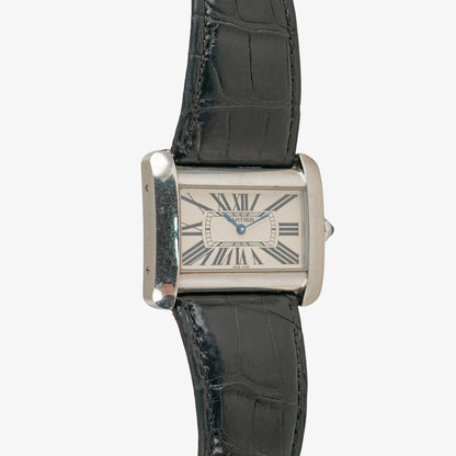 Cartier Tank Divan 2600 Automatic Silver Dial 38mm