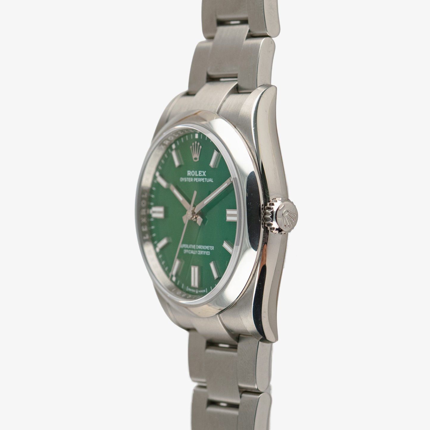 Rolex Oyster Perpetual 126000 Green Dial 36mm