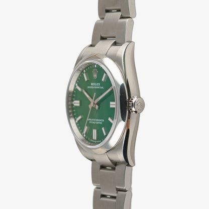 Rolex Oyster Perpetual 126000 Green Dial 36mm