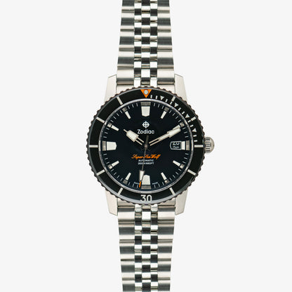 Zodiac Super Sea Wolf Automatic Black Dial 40mm