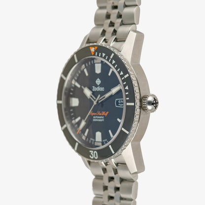 Zodiac Super Sea Wolf Automatic Black Dial 40mm