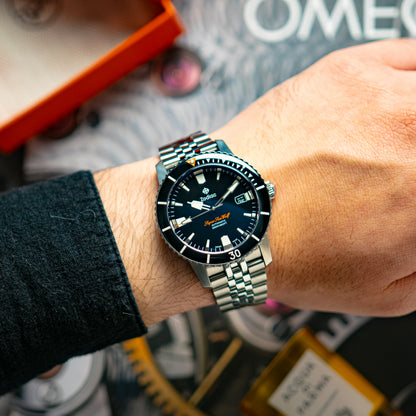 Zodiac Super Sea Wolf Automatic Black Dial 40mm