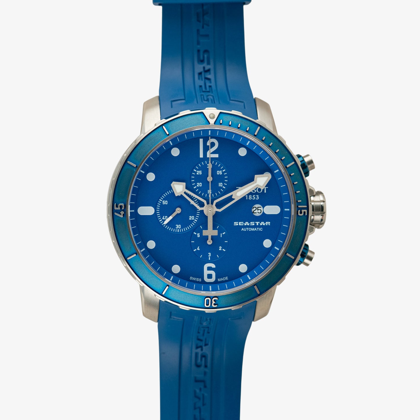 Tissot Seastar Automatic Chronograph Blue Dial 48mm