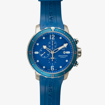 Tissot Seastar Automatic Chronograph Blue Dial 48mm