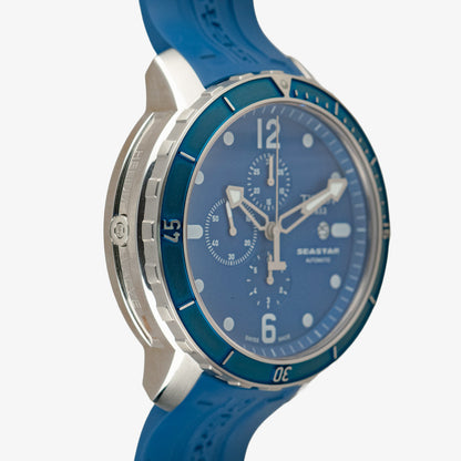 Tissot Seastar Automatic Chronograph Blue Dial 48mm