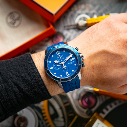 Tissot Seastar Automatic Chronograph Blue Dial 48mm