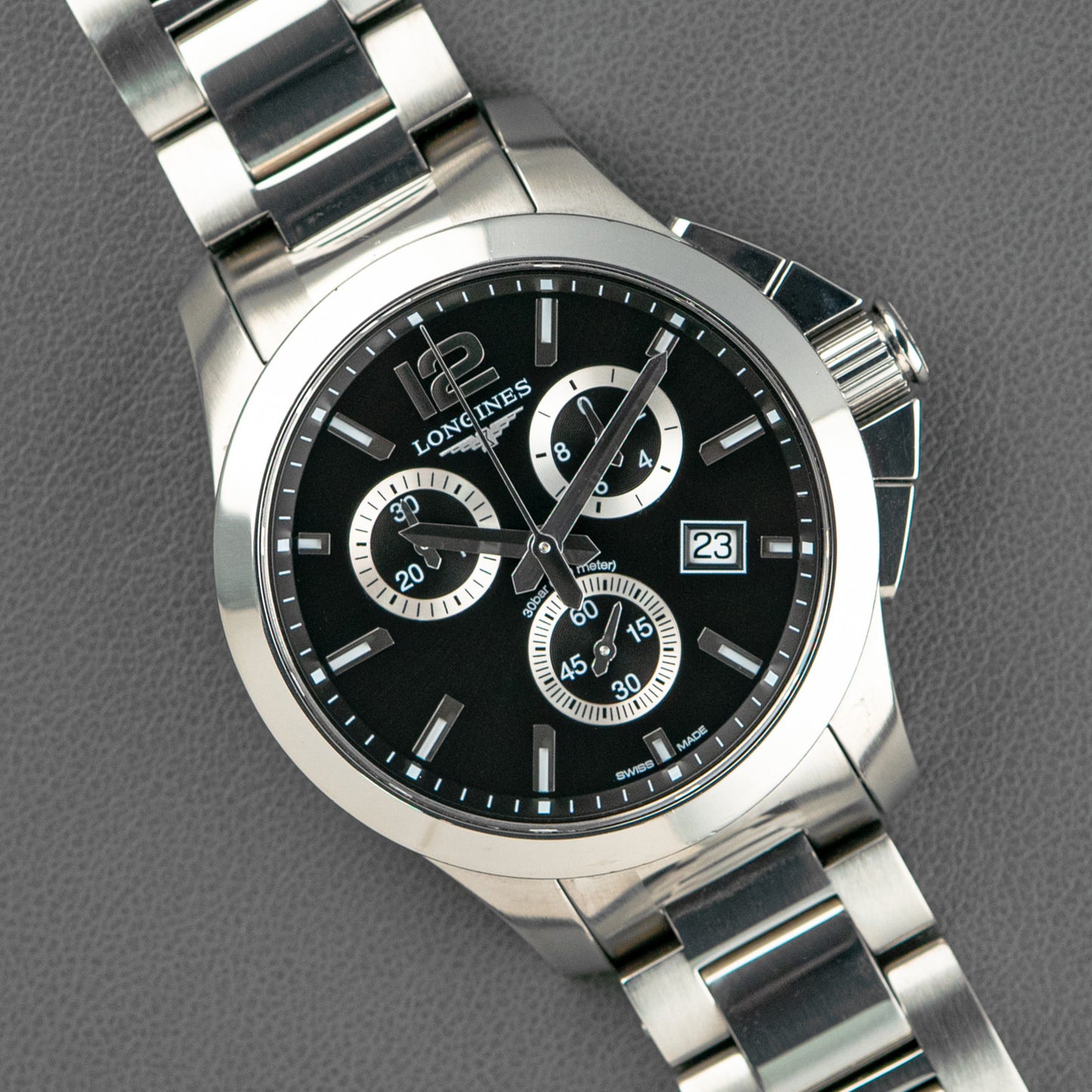 Longines Conquest Automatic Chronograph Steel 41mm