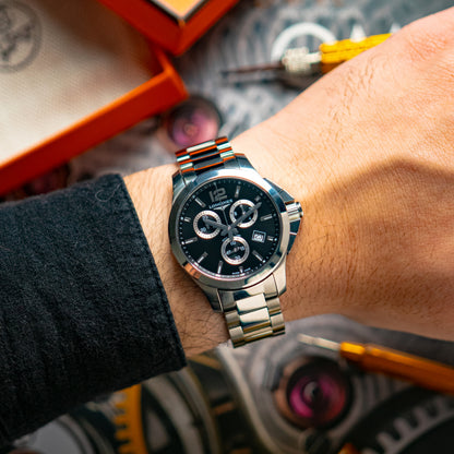 Longines Conquest Automatic Chronograph Steel 41mm