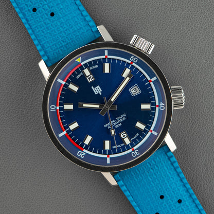 LIP Grande Nautic Automatic 200M Blue Dial 39mm
