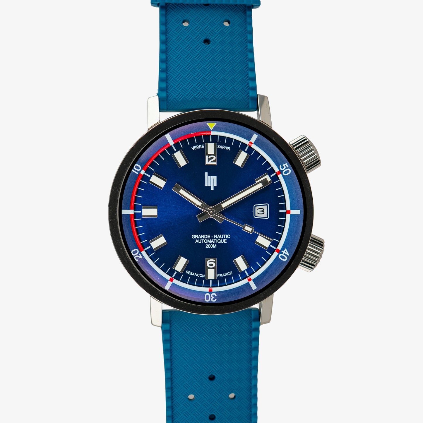 LIP Grande Nautic Automatic 200M Blue Dial 39mm