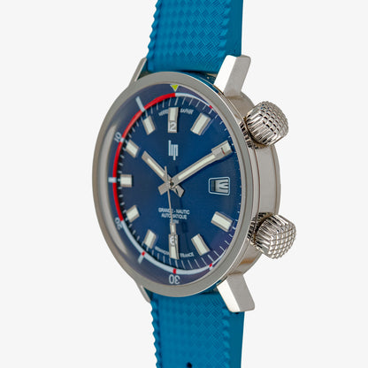 LIP Grande Nautic Automatic 200M Blue Dial 39mm