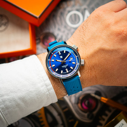 LIP Grande Nautic Automatic 200M Blue Dial 39mm