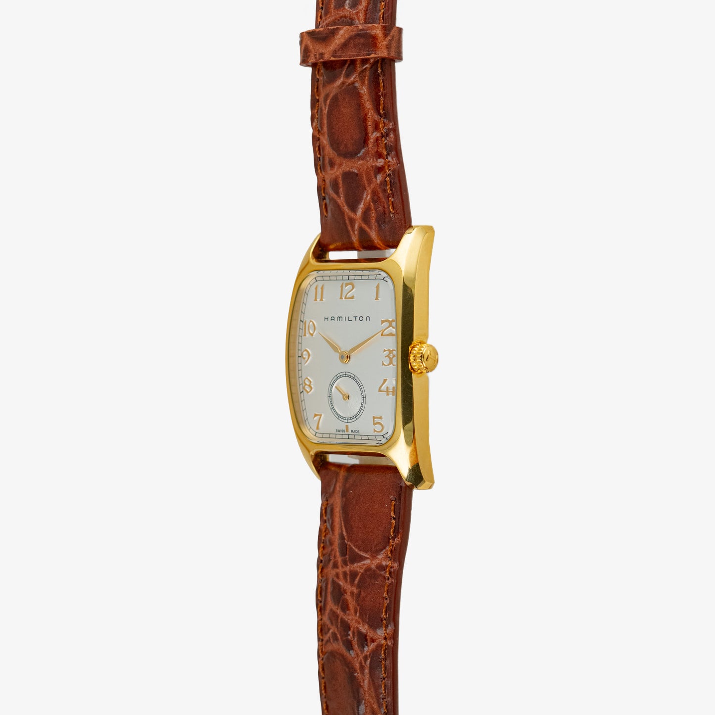 Hamilton Boulton Quartz Indiana Jones Gold Tone 27mm