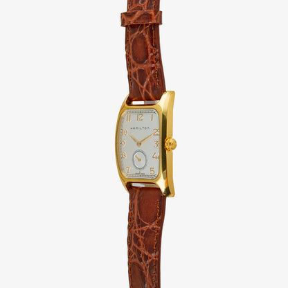 Hamilton Boulton Quartz Indiana Jones Gold Tone 27mm