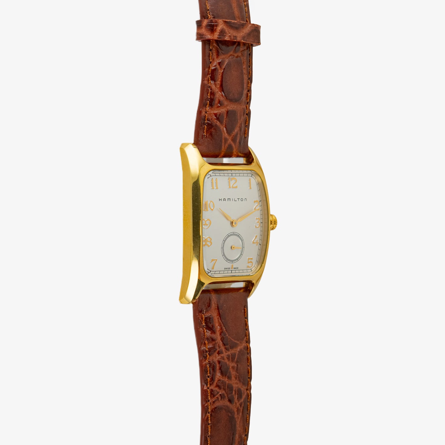 Hamilton Boulton Quartz Indiana Jones Gold Tone 27mm