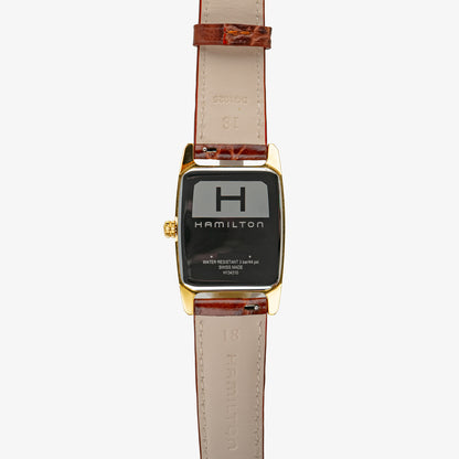 Hamilton Boulton Quartz Indiana Jones Gold Tone 27mm
