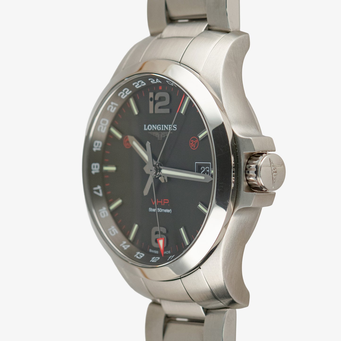 Longines Conquest V.H.P. Quartz Date Black Dial 43mm