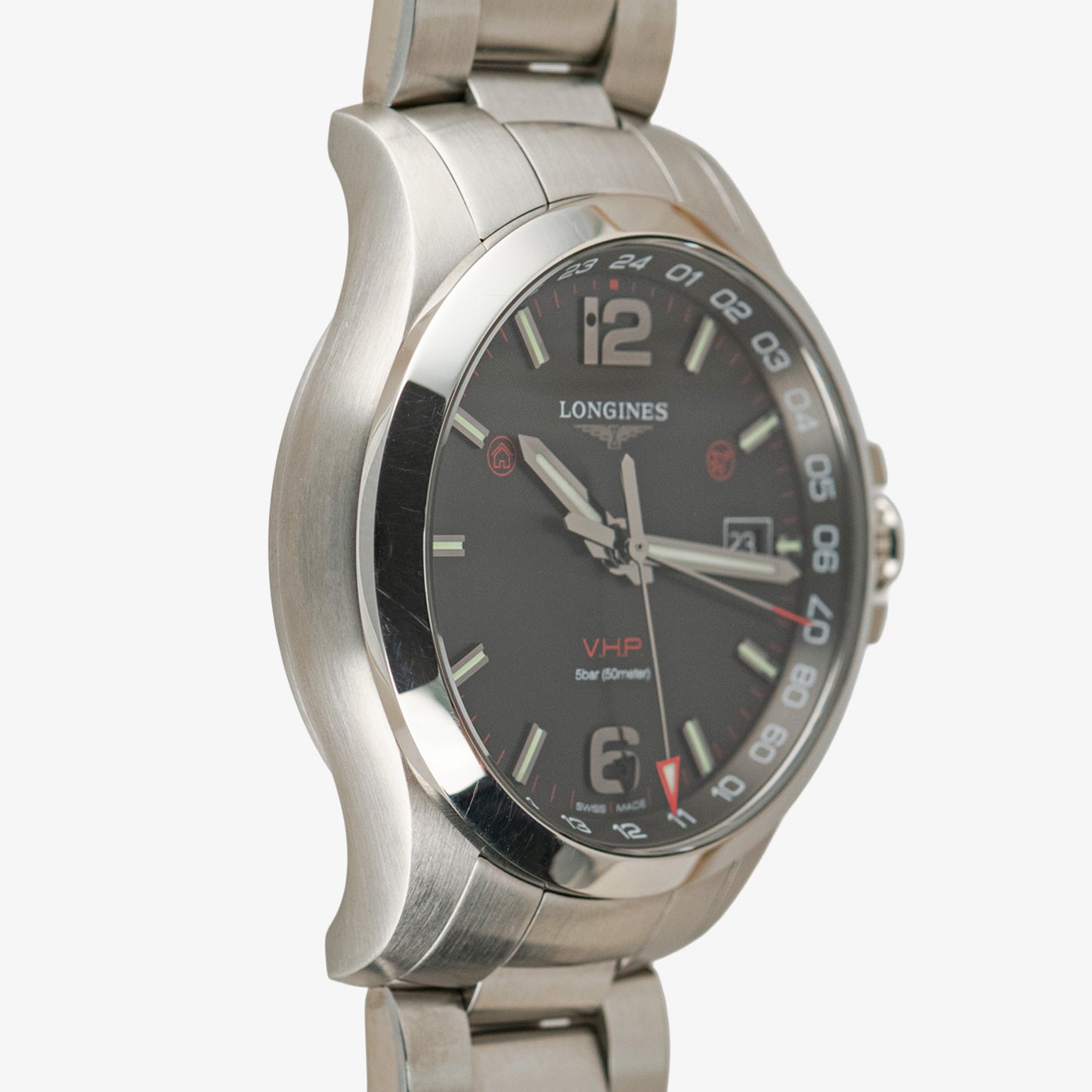 Longines Conquest V.H.P. Quartz Date Black Dial 43mm