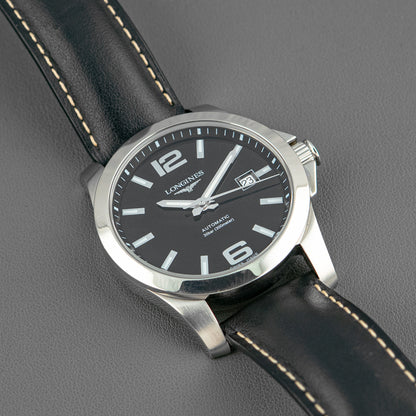 Longines Conquest Automatic Date Black Dial 41mm
