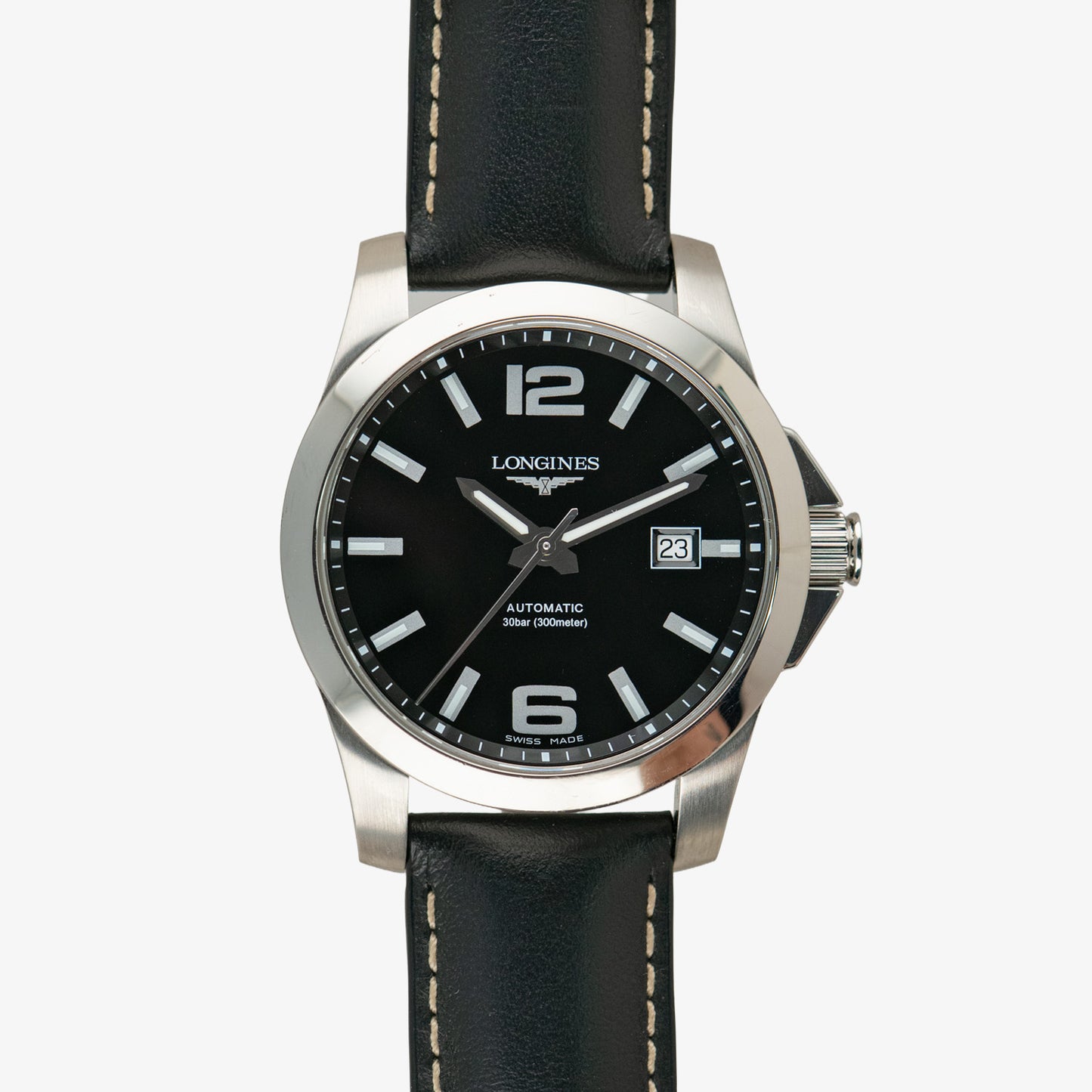 Longines Conquest Automatic Date Black Dial 41mm