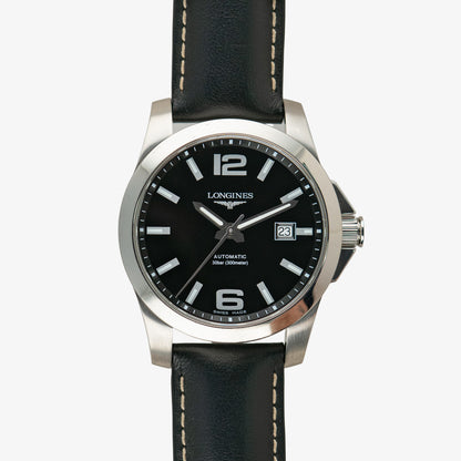 Longines Conquest Automatic Date Black Dial 41mm