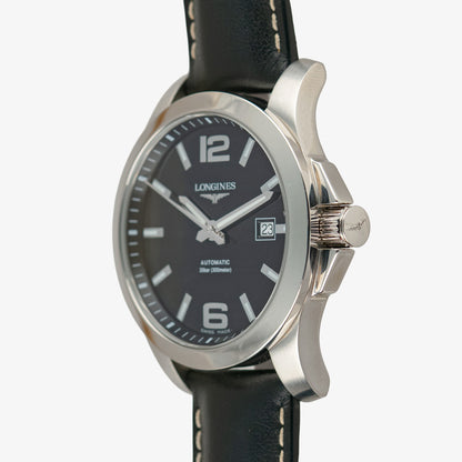 Longines Conquest Automatic Date Black Dial 41mm