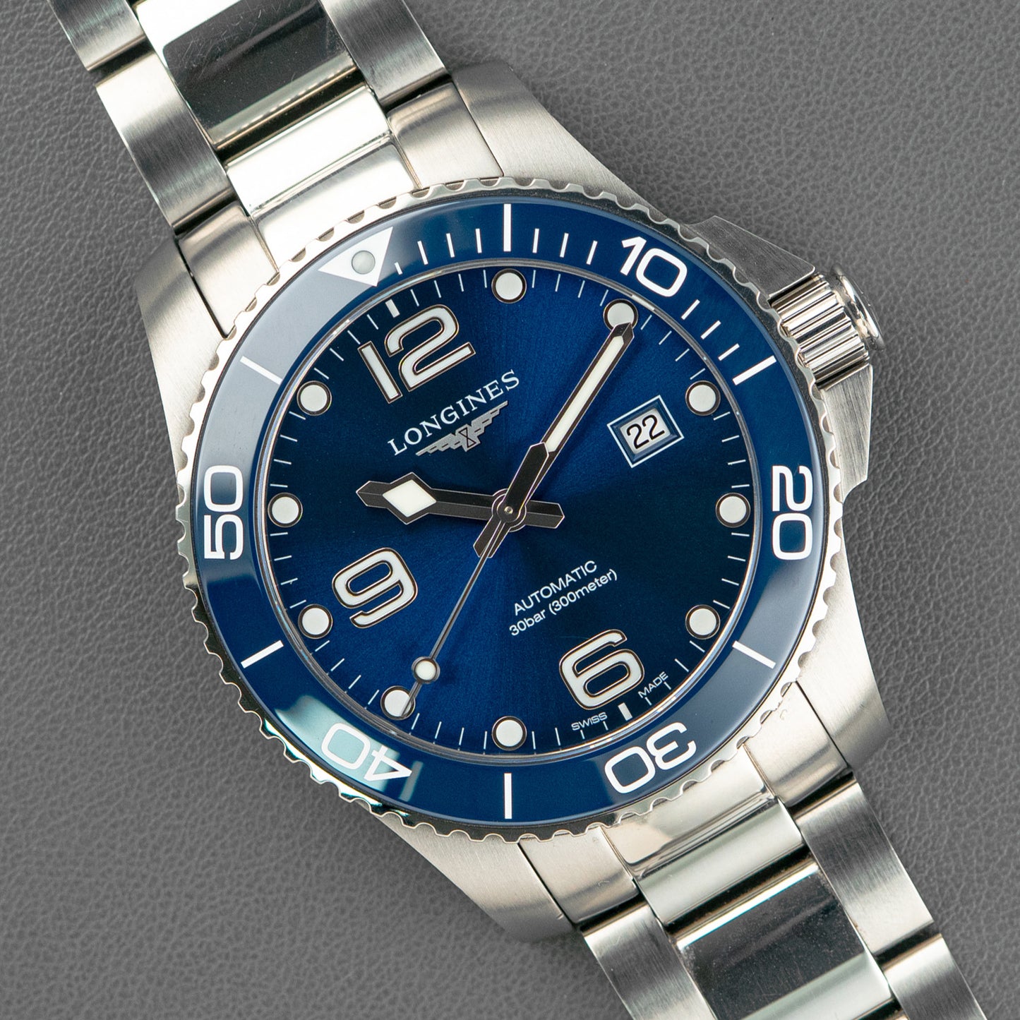 Longines HydroConquest Automatic Blue Dial Steel 43mm