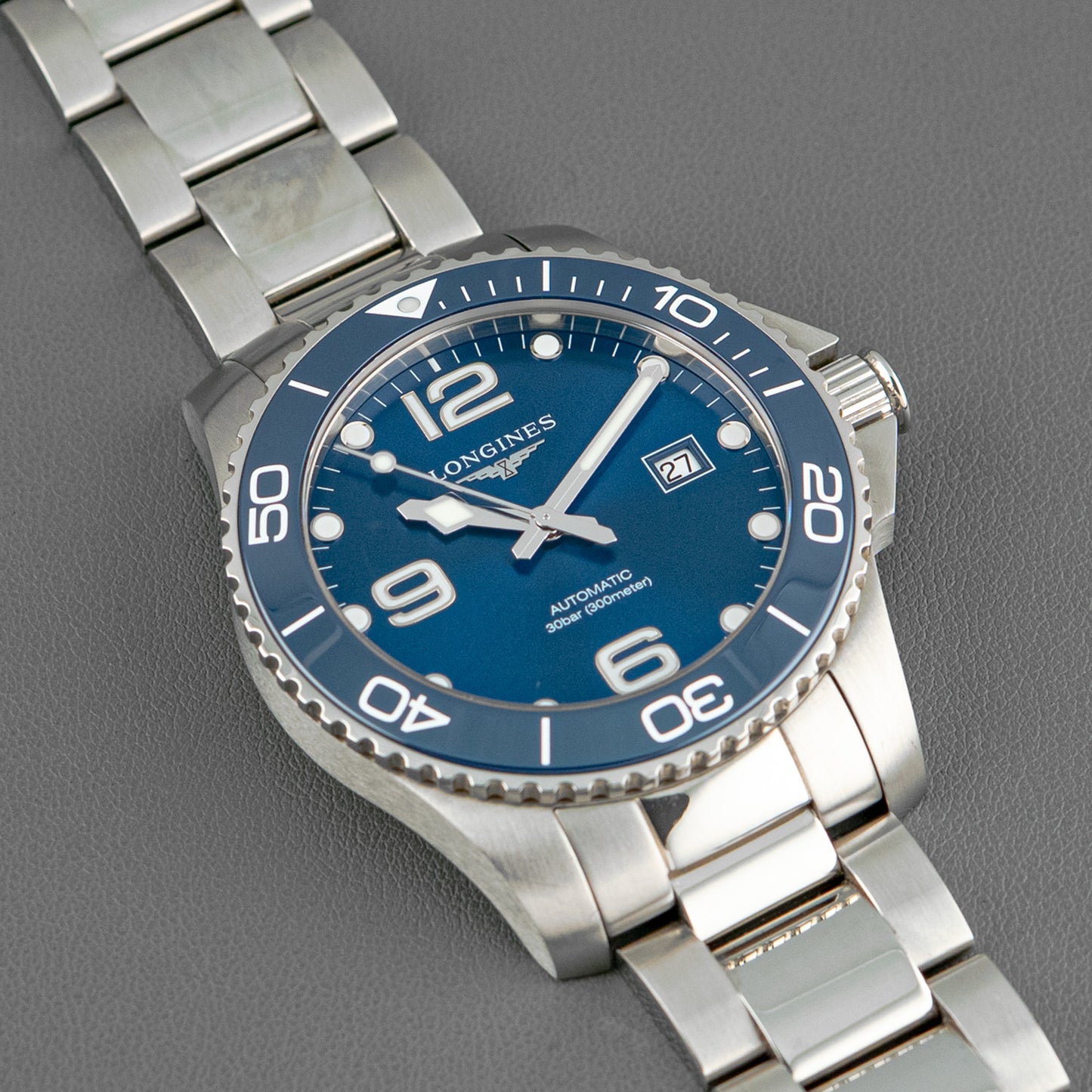 Longines HydroConquest Automatic Blue Dial Steel 43mm